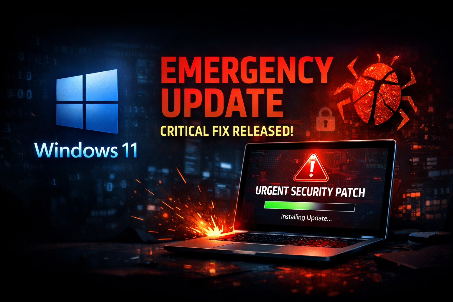 Microsoft Windows 11 Emergency Update - What Happened and Why It Matters - my tech flip