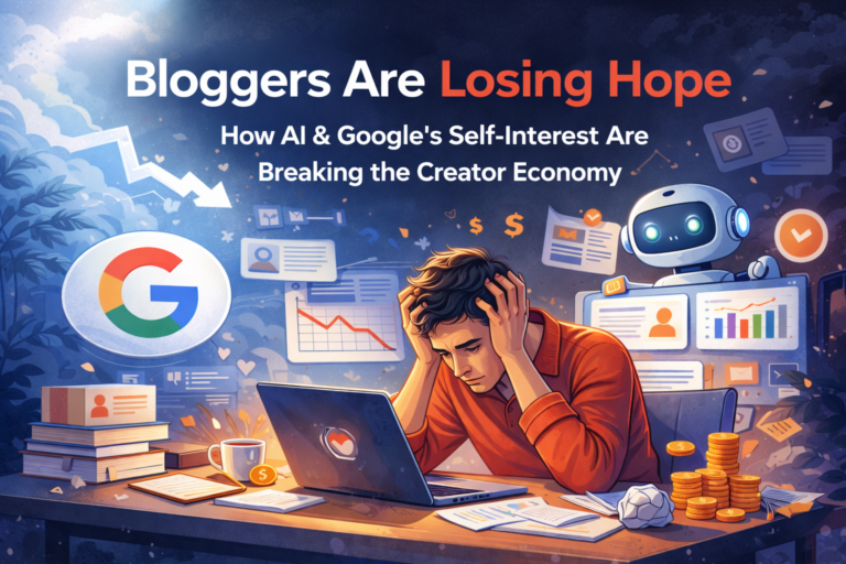 Bloggers Are Losing Hope: How AI and Google’s Self-Interest Are Breaking the Creator Economy