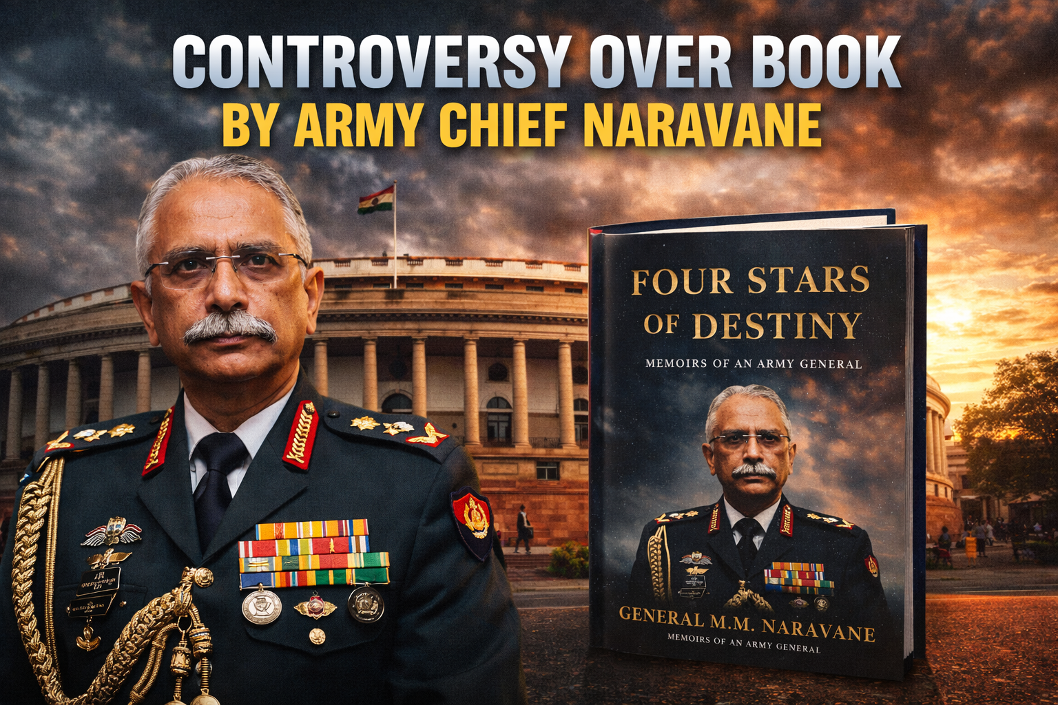 Controversy Erupts Over Former Army Chief General M.M. Naravane’s Book - What Did He Write - my tech flip